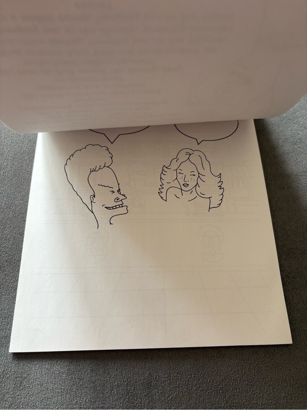MTV Beavis & Butthead Unused Doodle Doodie Book Cool Stuff to Like, Do - Picture 8 of 12